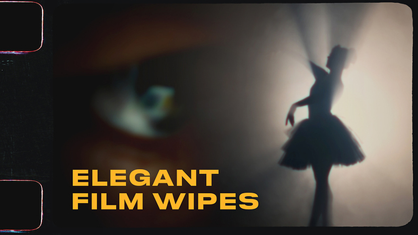 FCPX插件经典电影黑色淡化划像无缝淡入过渡Final Cut Pro转场 2042