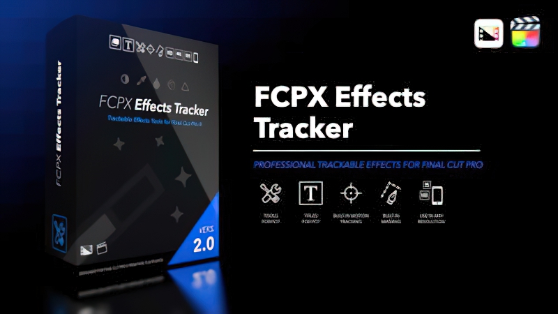 2026 Final Cut Pro插件FCPX Effects Tracker 自动跟踪效果工具0173