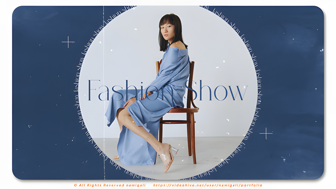 PR模板时尚秀动态开场MOGRT 7个场景服装品牌走秀宣传片头 0204