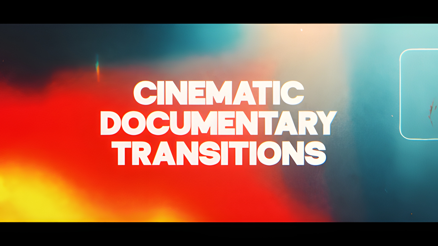 PR模板电影感漏光烧片纪录片15款转场Documentary Transitions 0329
