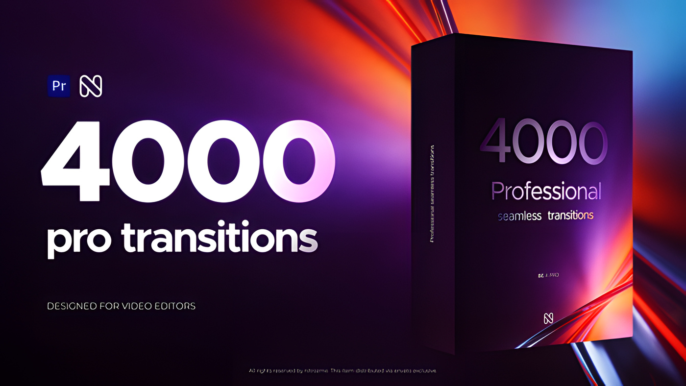 PR模板2700多款无缝转场缩放旋转故障漏光视频剪辑Transitions 0368