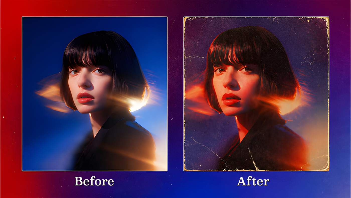 FCPX插件复古纸张印刷特效Final Cut Pro做旧颗粒纹理社交媒体 2217